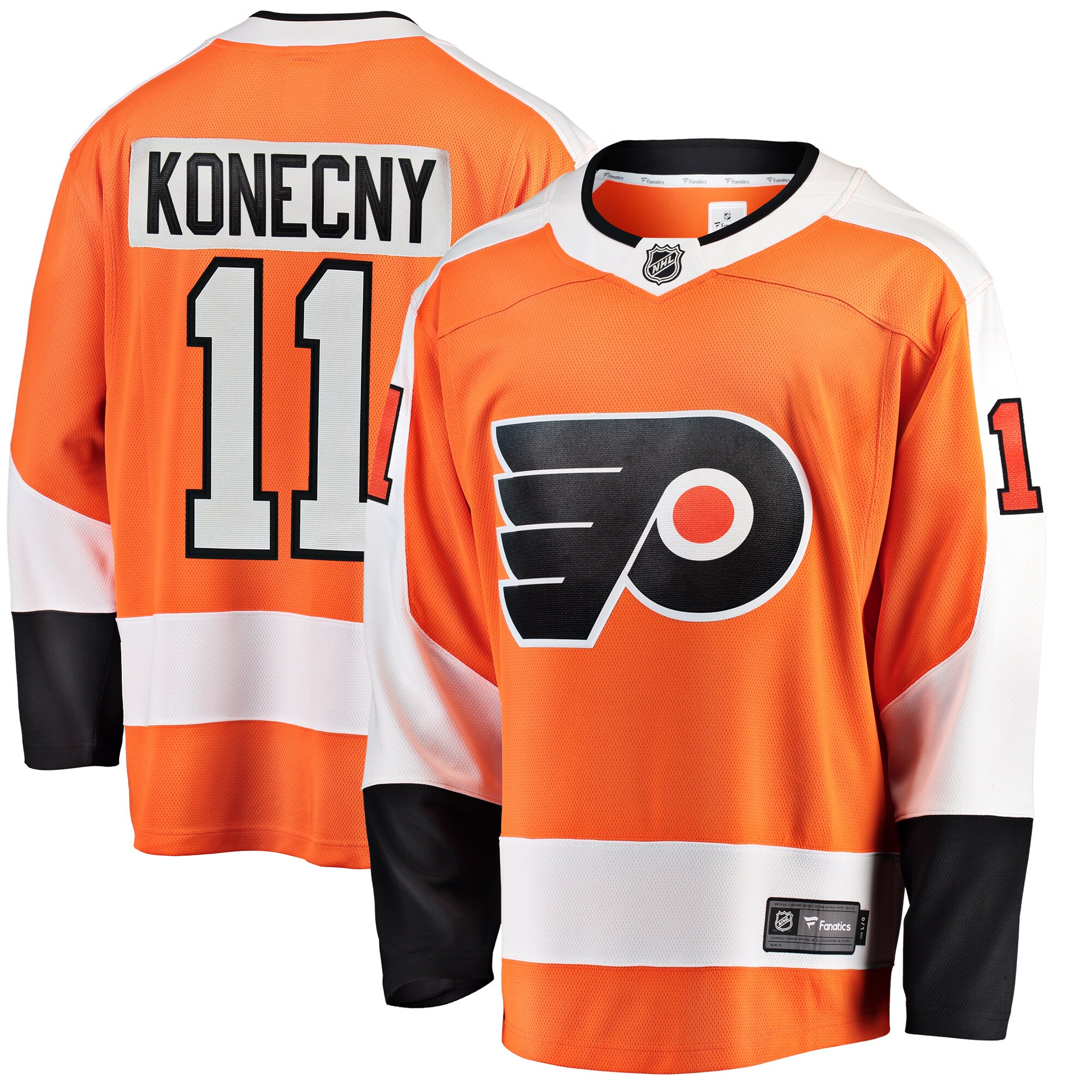 Travis Konecny Philadelphia Flyers Fanatics Breakaway   Jersey – Orange