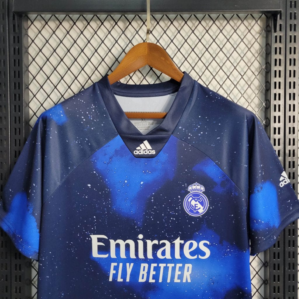 2018/2019 Retro Real Madrid Full Sky Star Special Edition Soccer Jersey