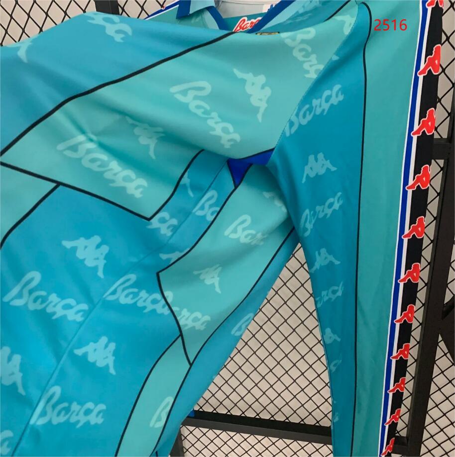 1996/97 Barcelona Away Long Sleeve Retro Shirt