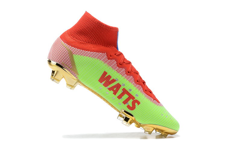 Assassin XIV High Top Mbappe Fully Knitted Waterproof FG Football Shoes