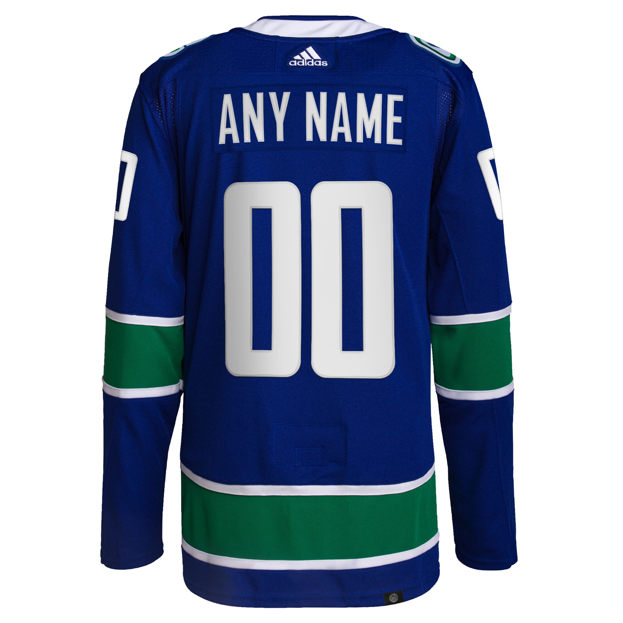 Vancouver Canucks   Home  Primegreen  Custom Jersey – Royal
