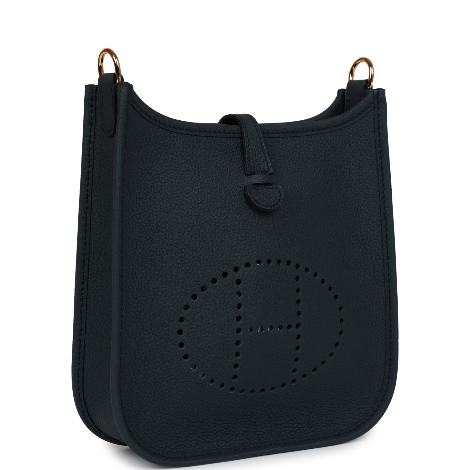Evelyne TPM Vert Cypress Clemence Gold Hardware
