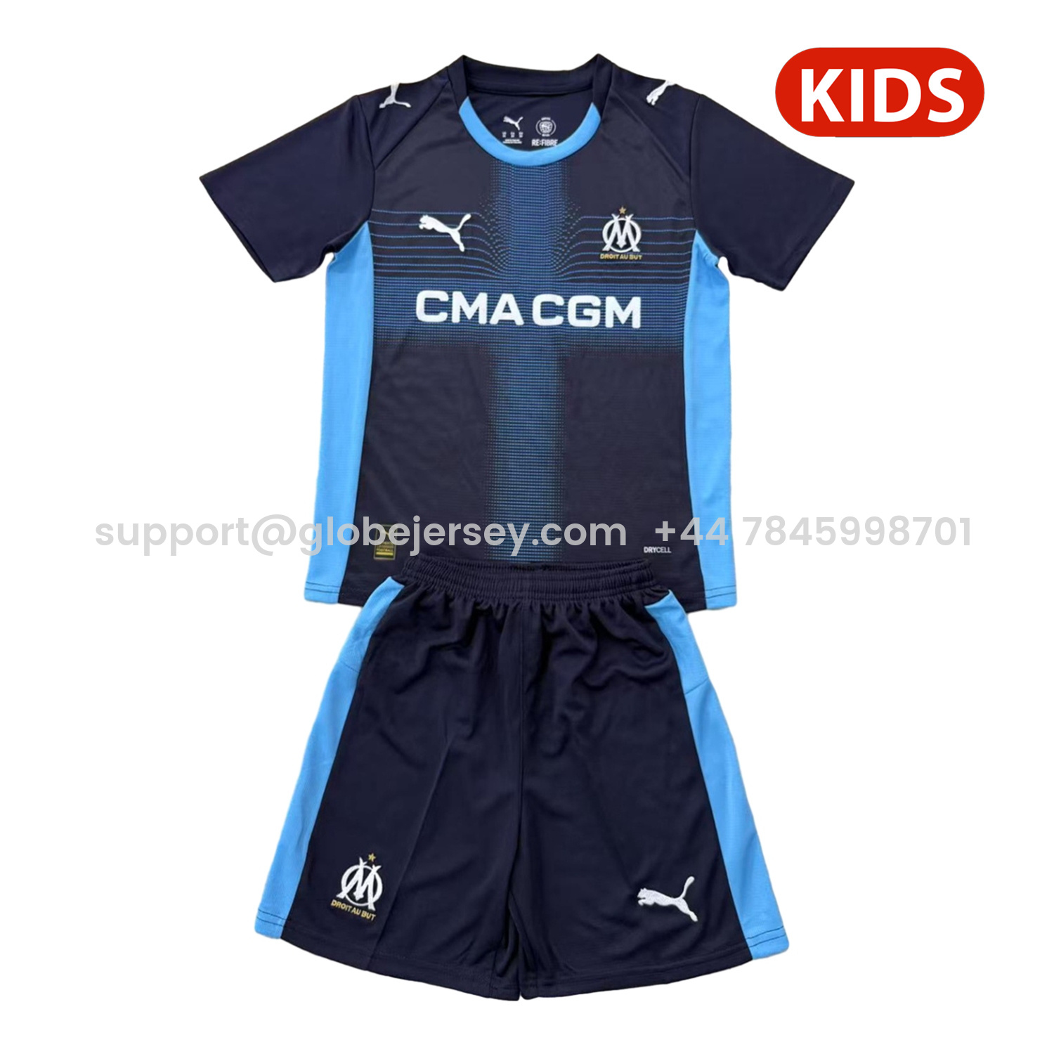 Marseille 25-26 Away Kids Kit