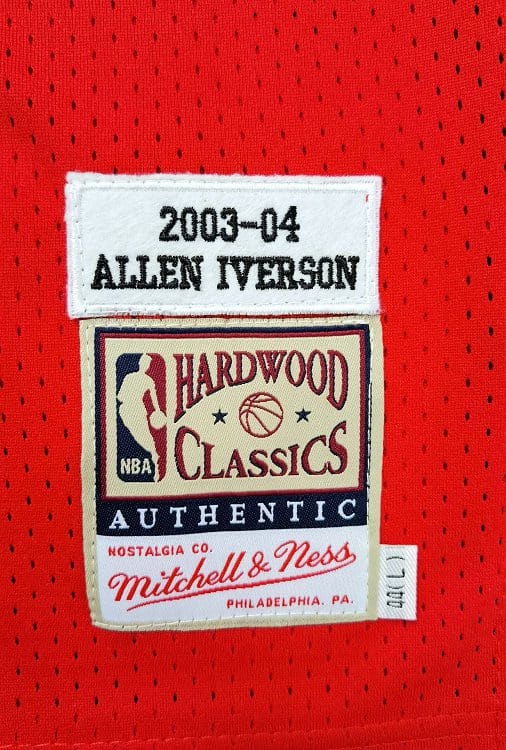 Allen Iverson Philadelphia 76ers Throwback Jersey