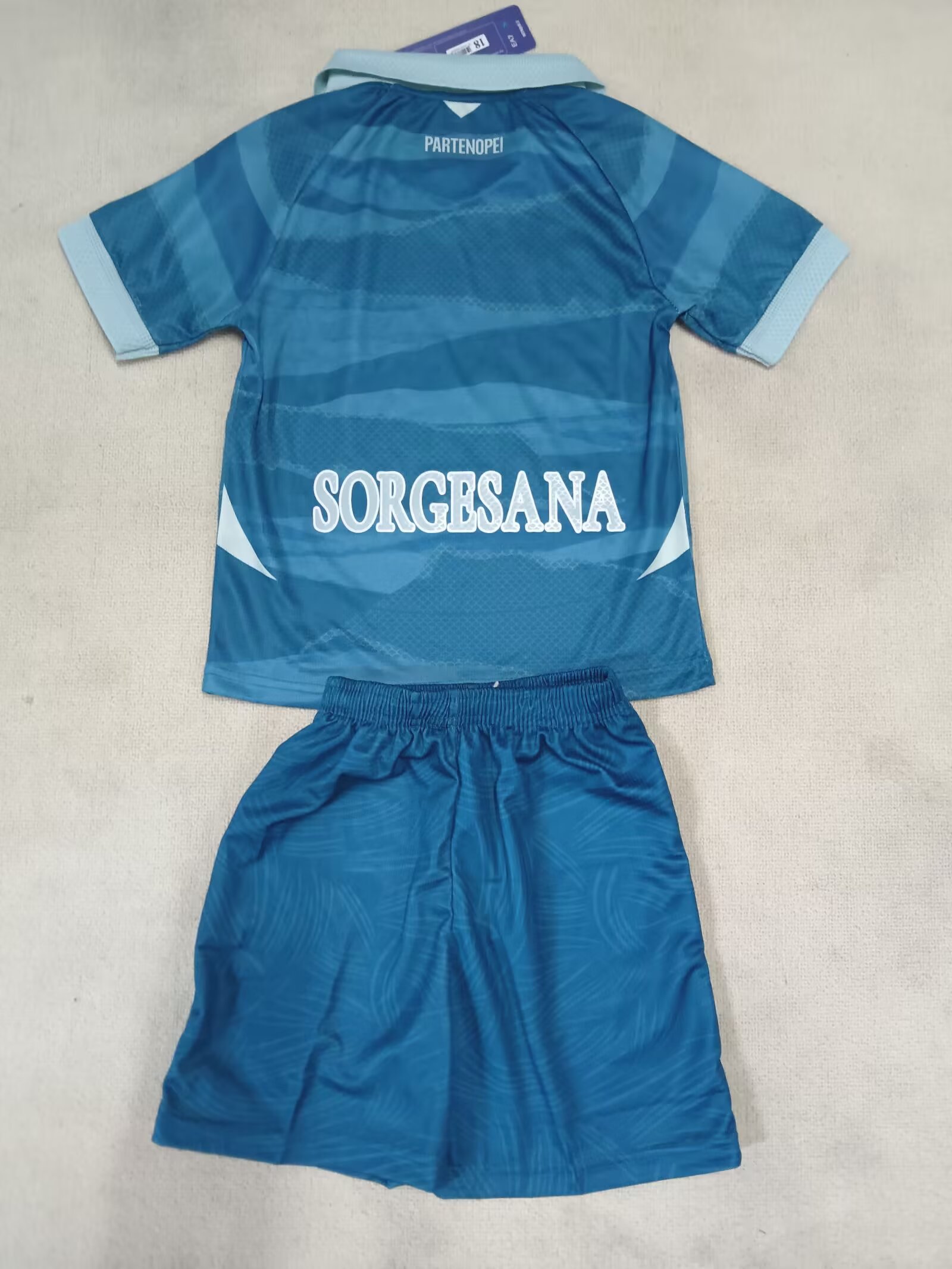 25-26 Naples Second Away Kit - Kids Kit
