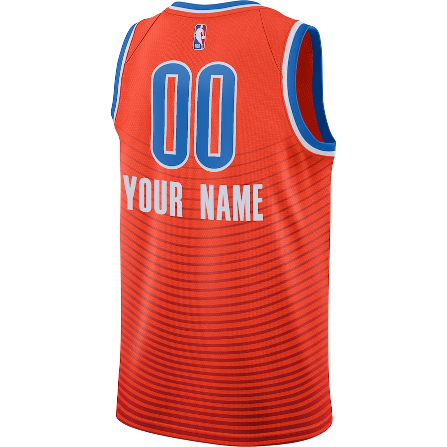 Custom Oklahoma City Thunder Statement Jersey