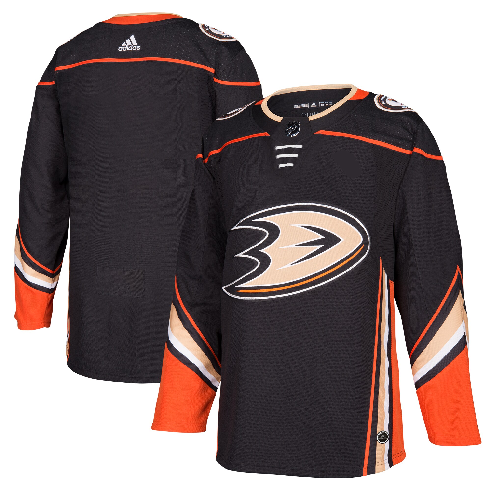 Anaheim Ducks  Home  Blank Jersey – Black