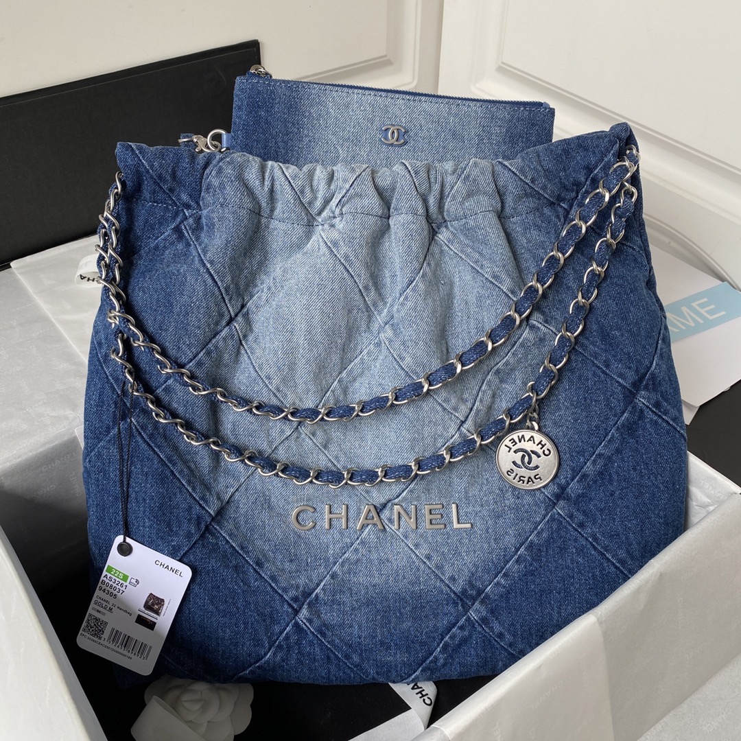 Chanel 22 Denim Bag