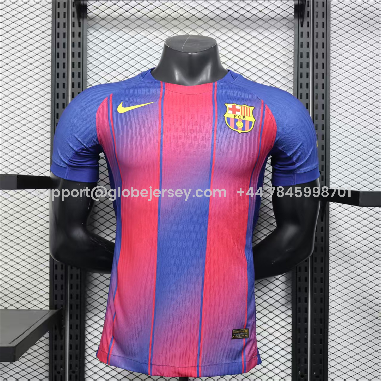 Barcelona 25-26 Home Unsponsored Jersey - Player Version