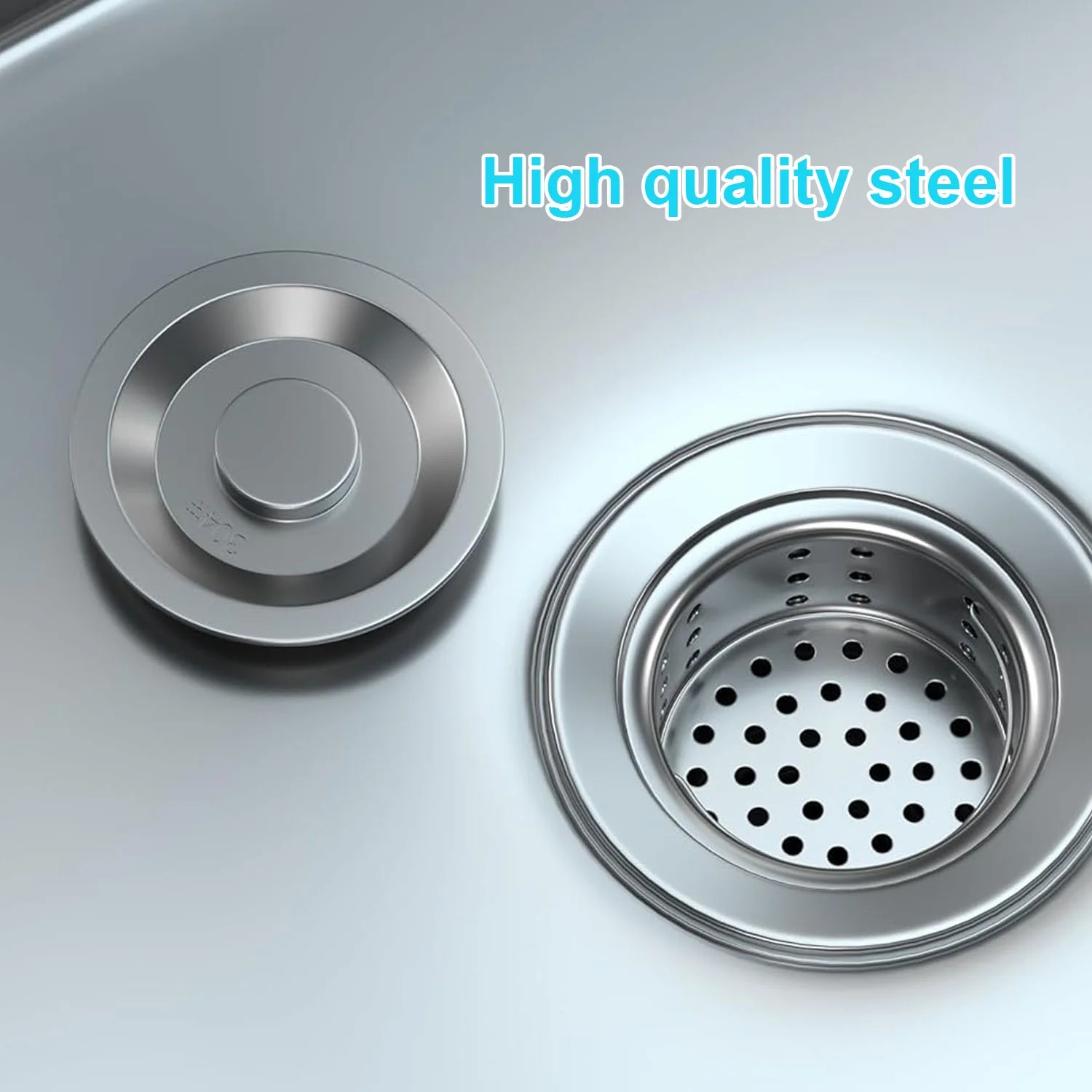 Stainless Steel Utility Sink with Cold and Hot Water Pipes, Free Standing Single Bowl Commercial Kitchen Sink with Workbench,Storage Shelf& Faucet ,For   Kitchen,Bathroom,Farmhouse,Indoor,Outdoor