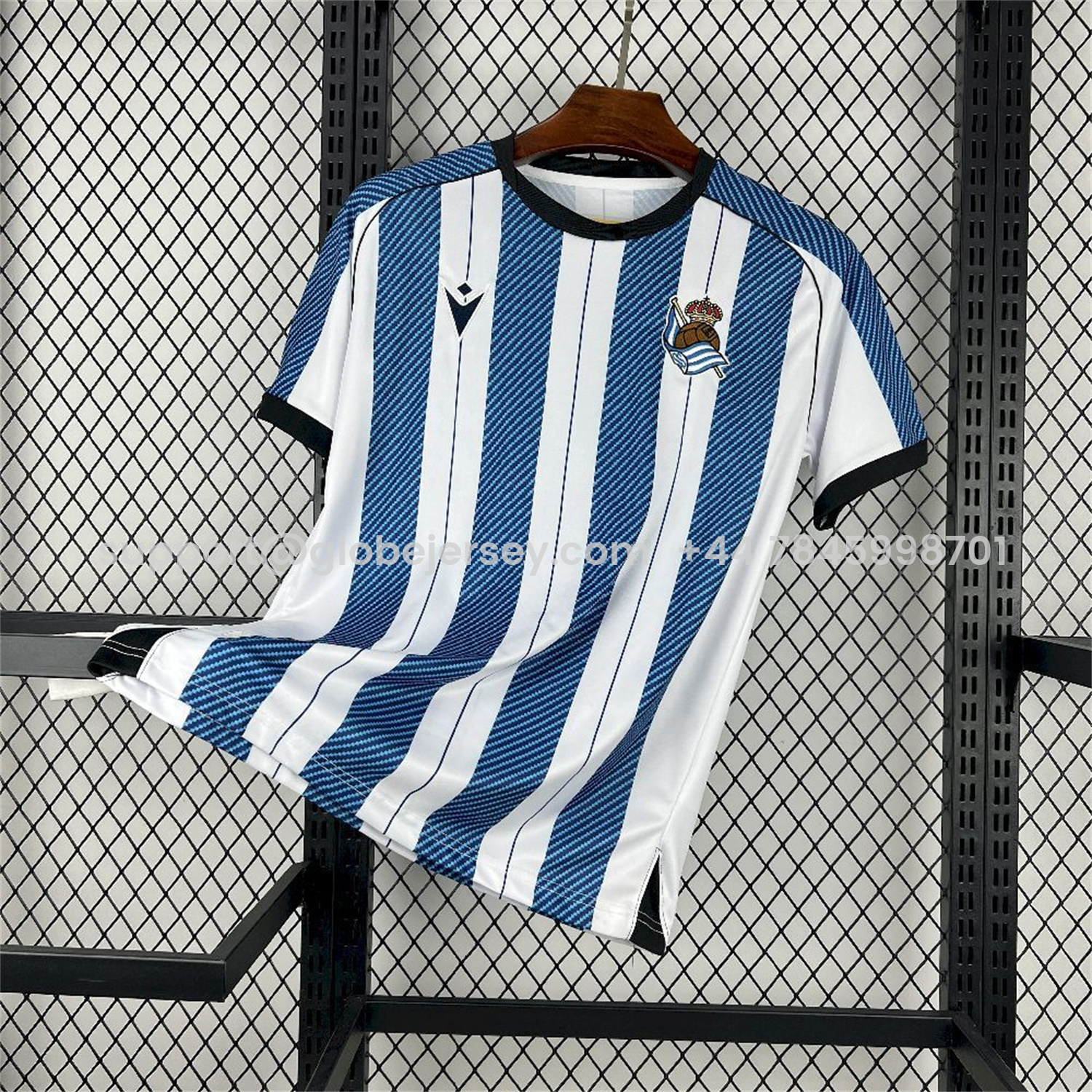 Real Sociedad 25-26 Home Blue And White Jersey - Fans Version
