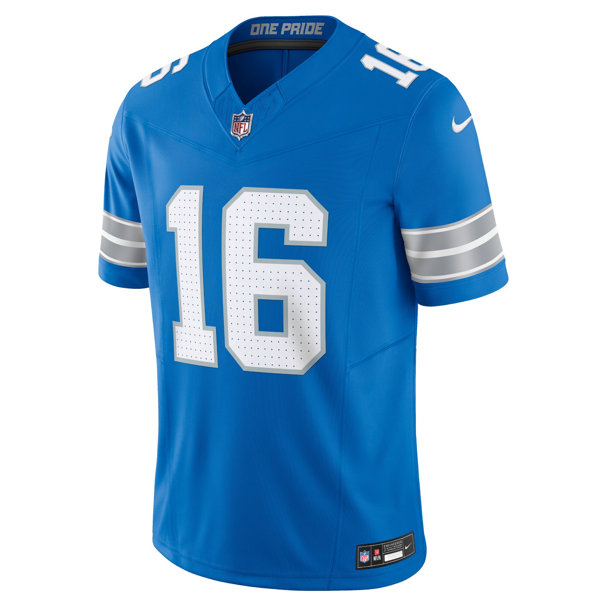 Detroit Lions 16# Jared Goff Nike Vapor F.U.S.E. Limited Jersey