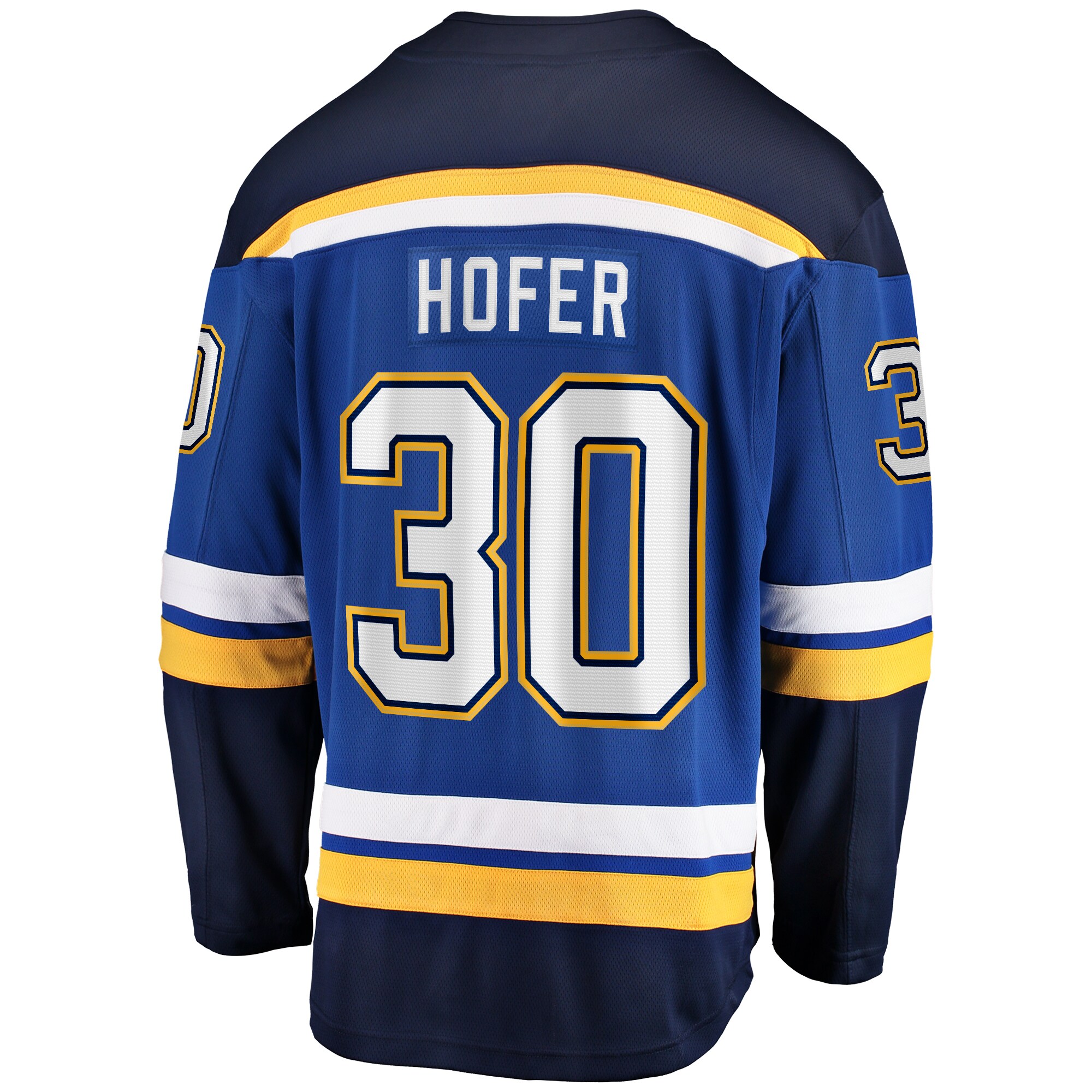 Joel Hofer St. Louis Blues Fanatics Home Premier Breakaway   Jersey – Blue
