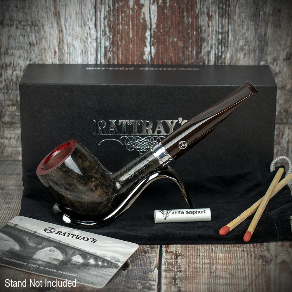 Rattray's Alba Briar Smoking Pipe - Shape No 37