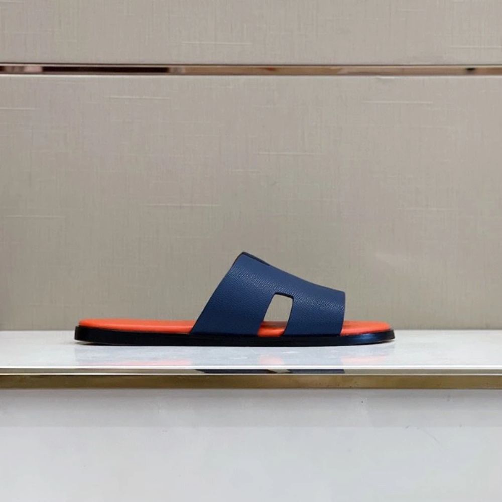 Hermes Izmir Sandal Orange/Blue For Men