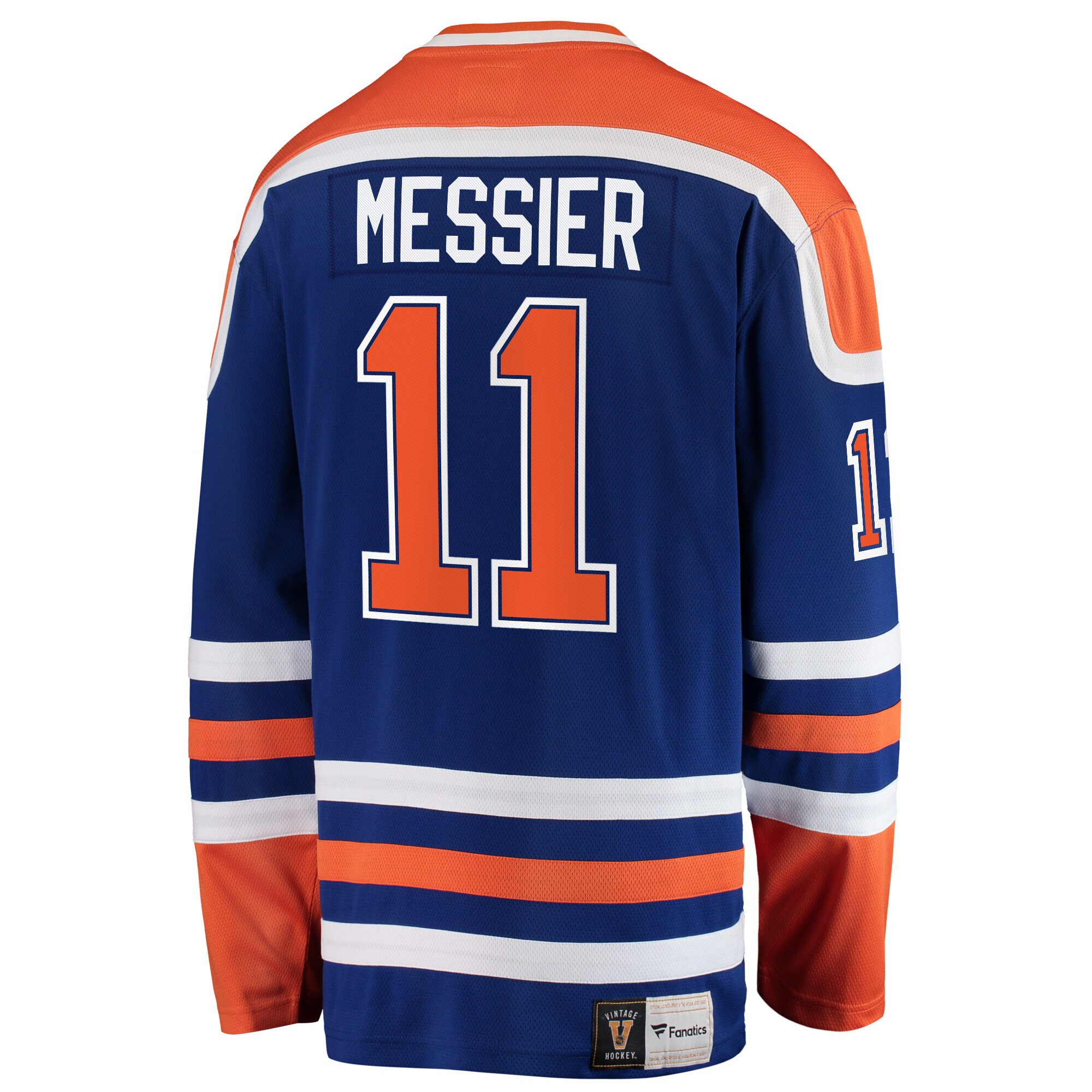 Mark Messier Edmonton Oilers Fanatics Premier Breakaway Retired   Jersey – Blue