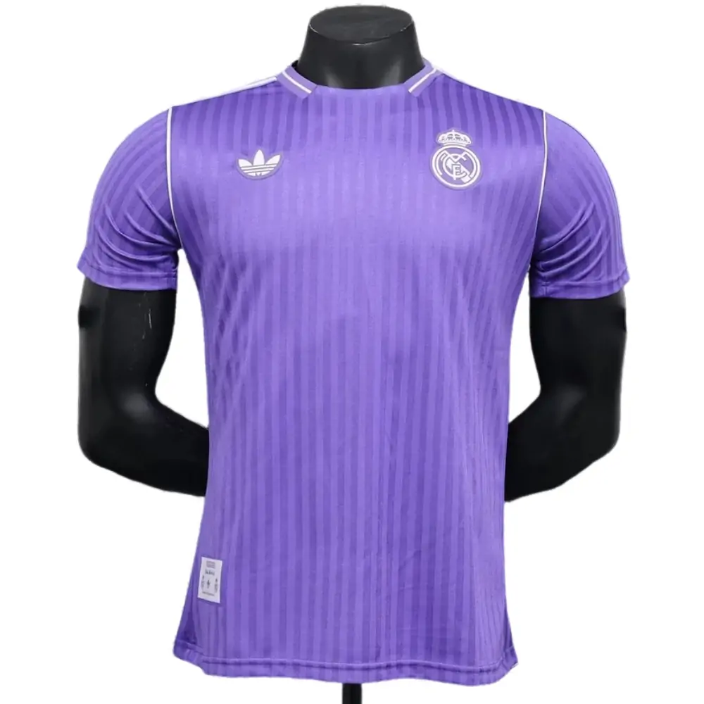 2025-26 New Season Real Madrid Special Edition Purple and White Jersey - Player Edition