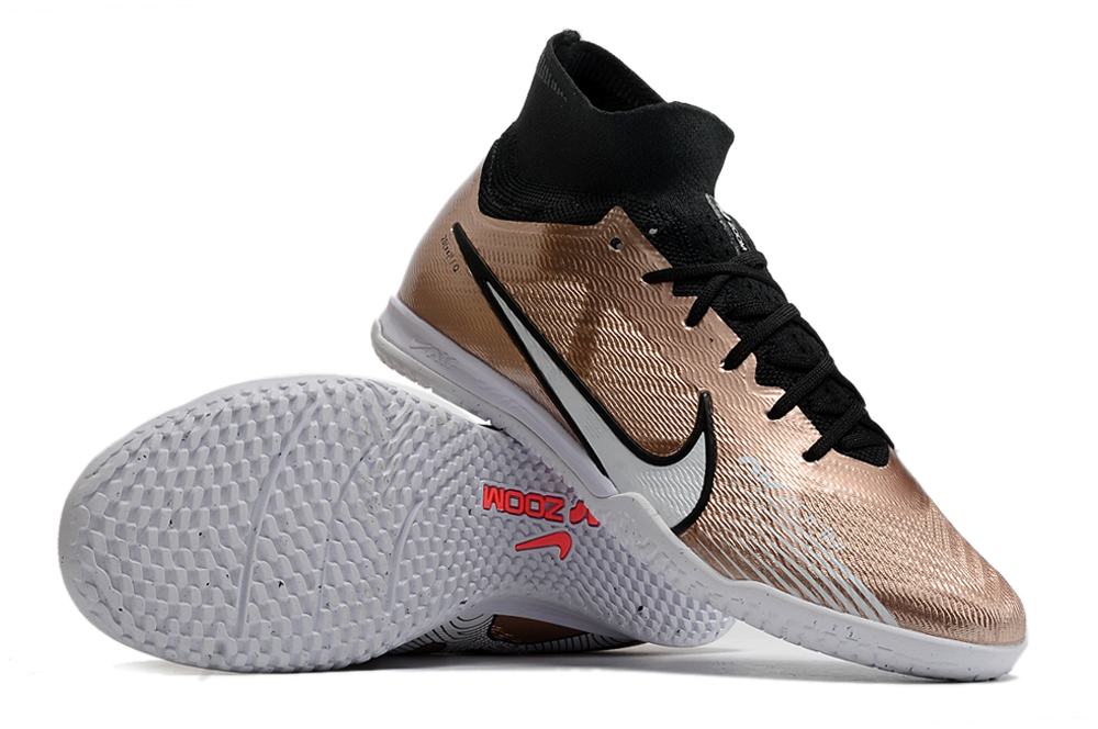 Assassin XV high-top fully knitted waterproof MD air cushion grass spike football shoes