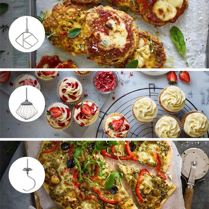 KENWOOD. - PROSPERO+ KHC29.POSI IMPASTATRICE PLANETARIA-SILVER