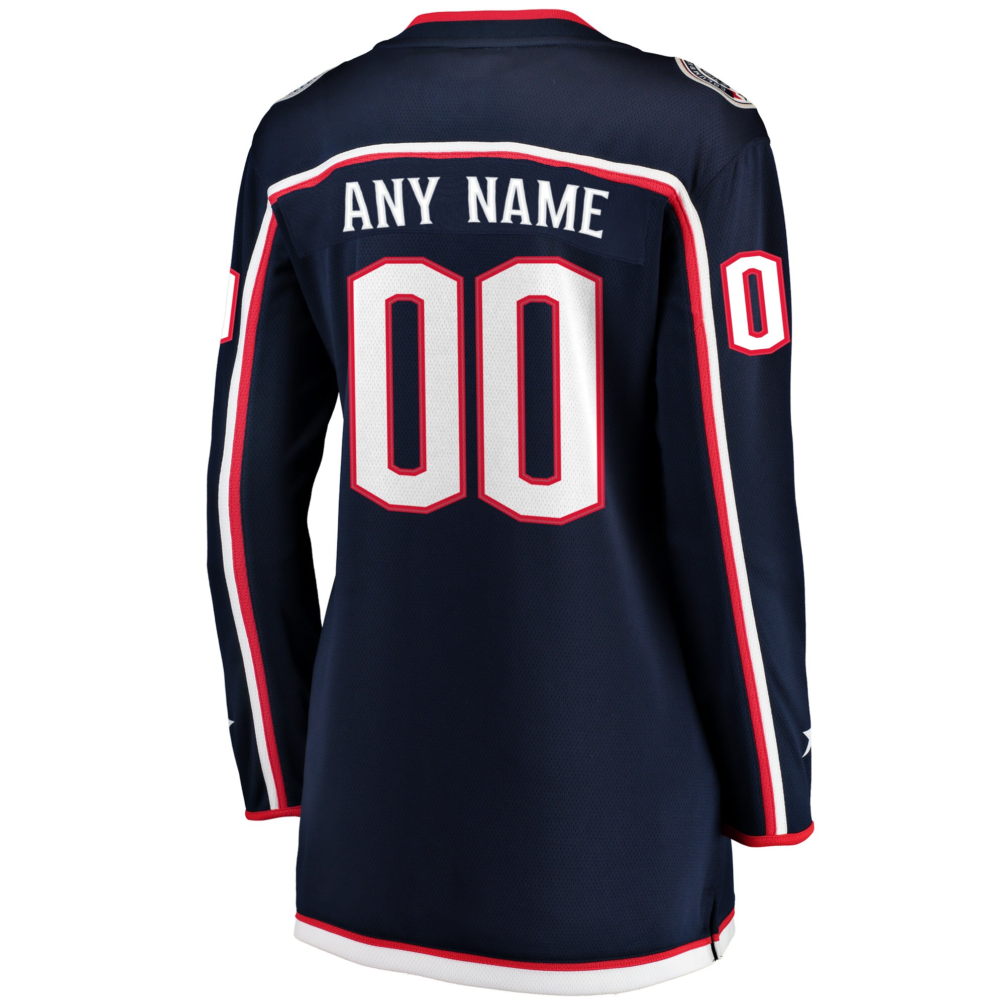 Columbus Blue Jackets Fanatics Women’s Home Breakaway Custom Jersey – Navy