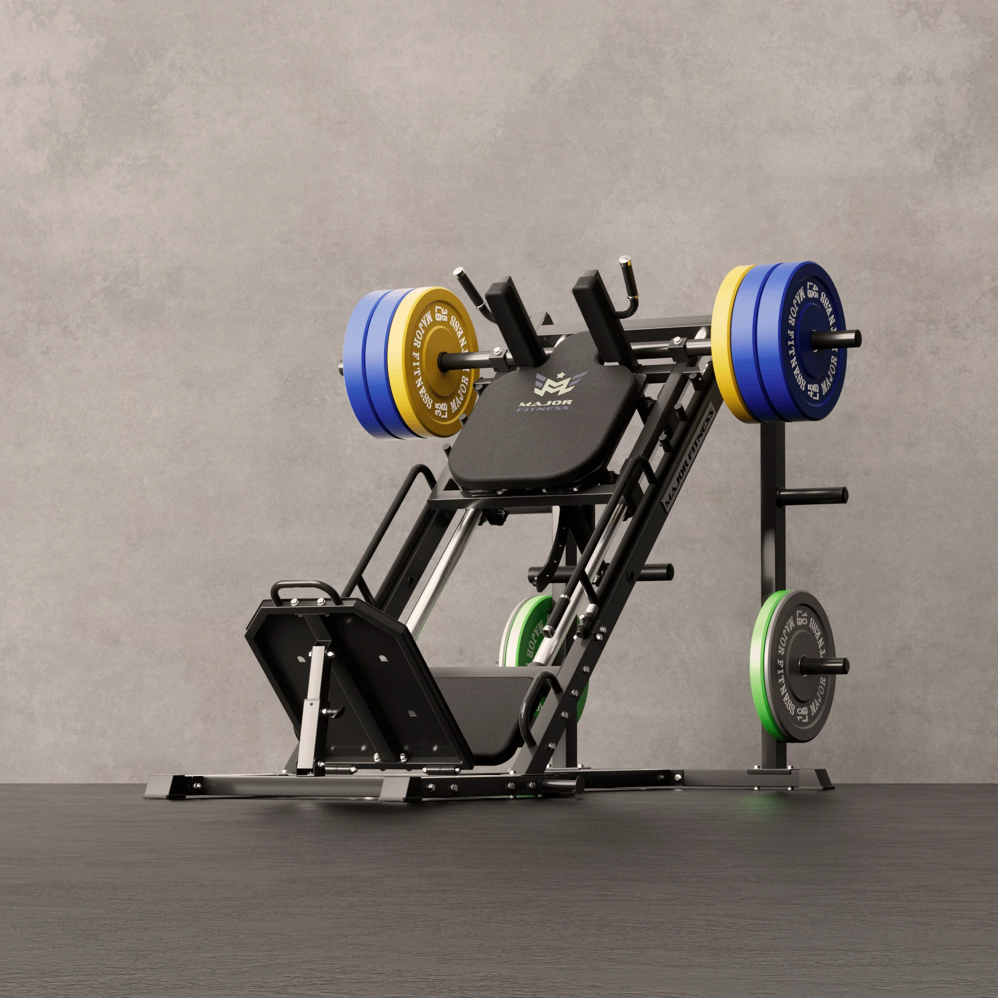 Major Fitness Leg Press Hack Squat Machine AH1