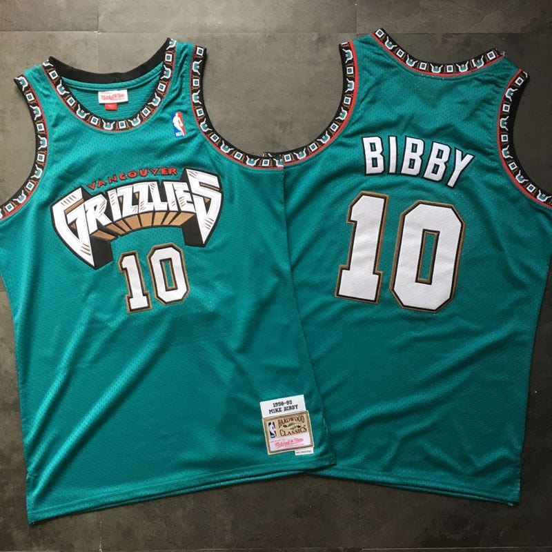 Mike Bibby Memphis Grizzlies Vancouver Throwback Jersey