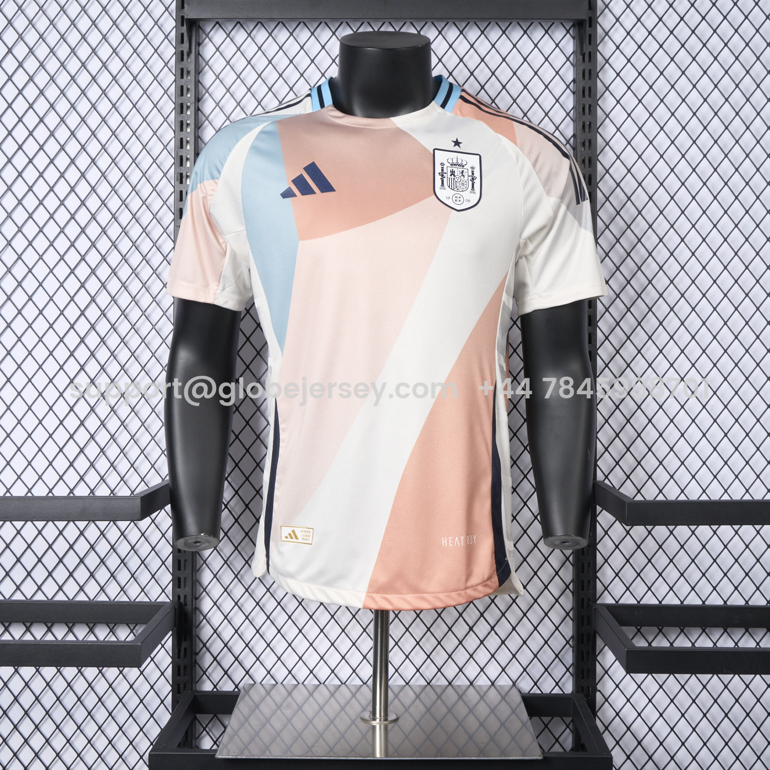 Spain 2025 Women's Team Away Jersey - Men's Player Version