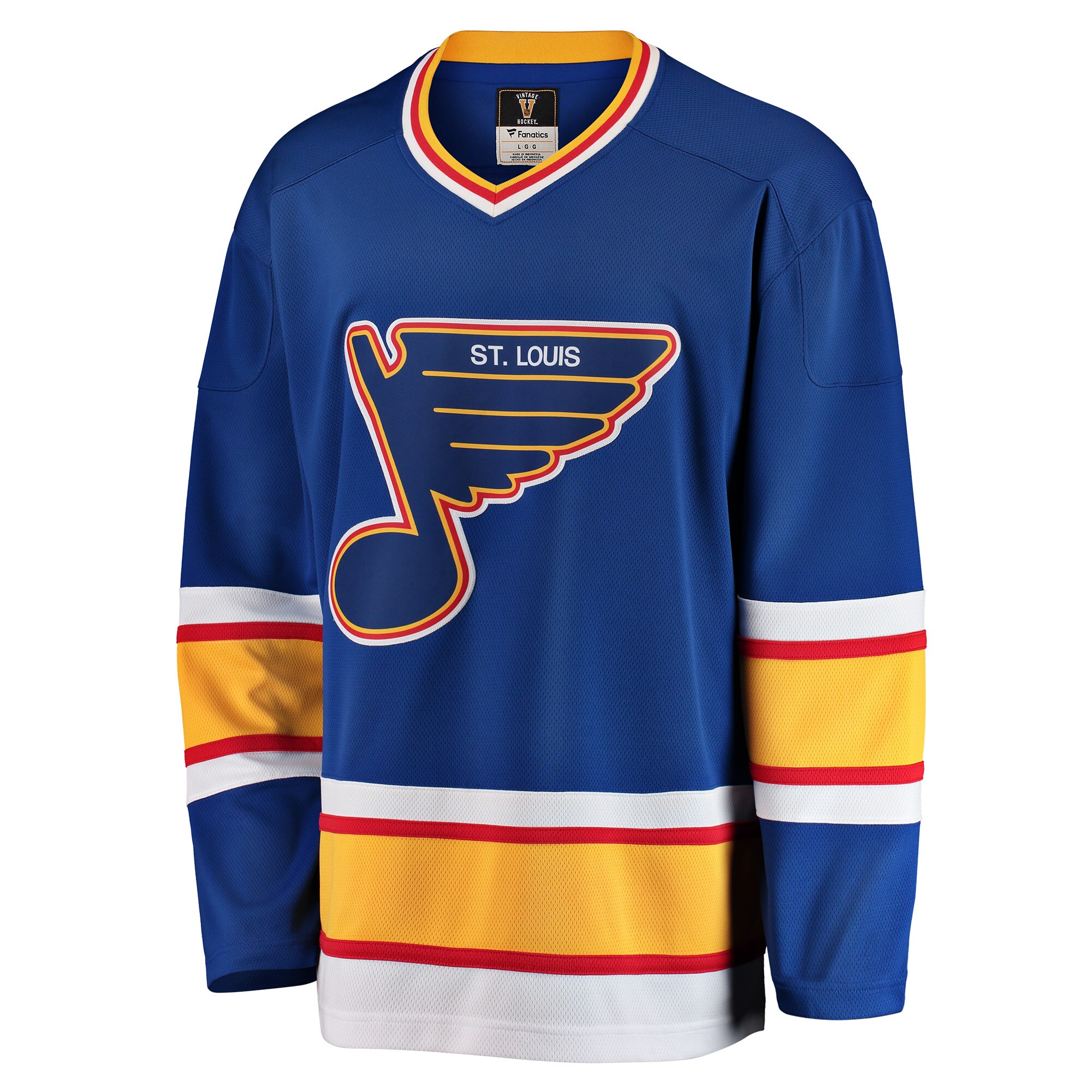 St. Louis Blues Fanatics Premier Breakaway Heritage Blank Jersey – Blue