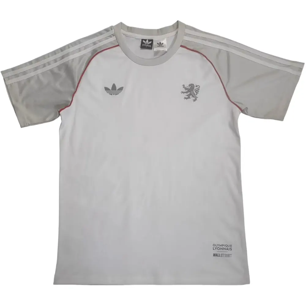 25-26 Lyon Grey and White T-Shirt - Fan Edition