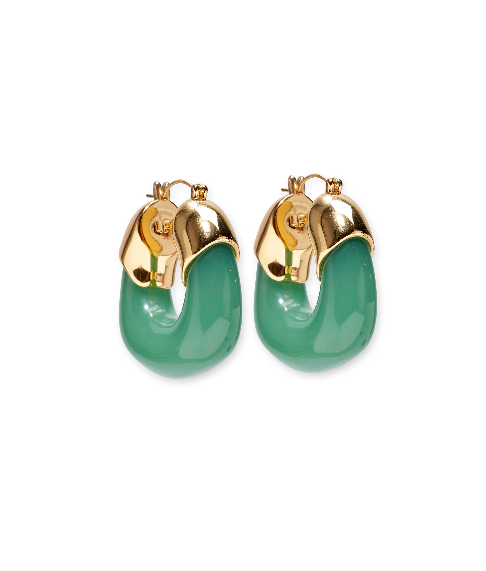 Organic Hoops in Sage