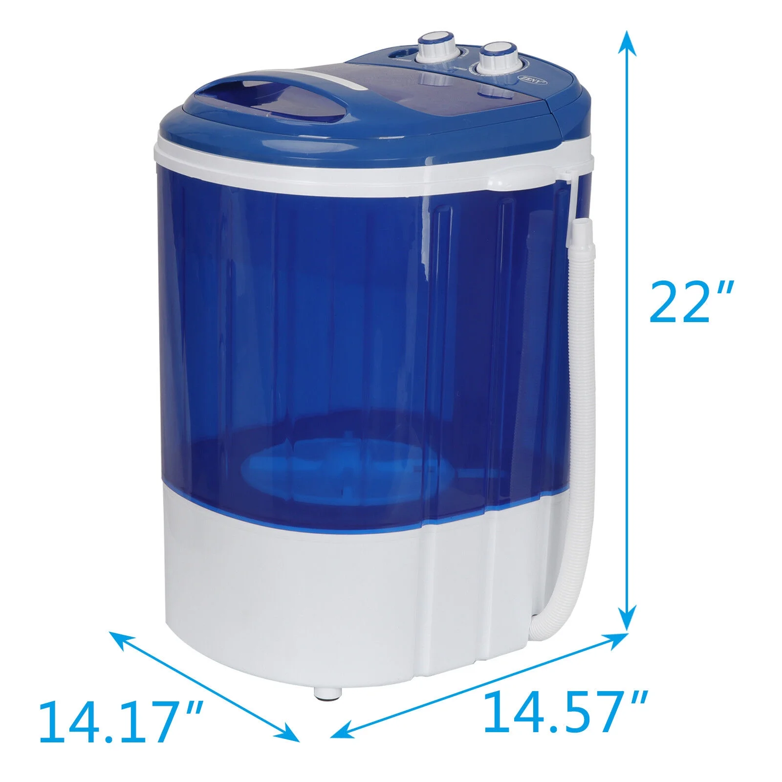 HJYURY Semi automatic mini washing machine 7.9 pounds portable washing and shaking integrated small washing equipment