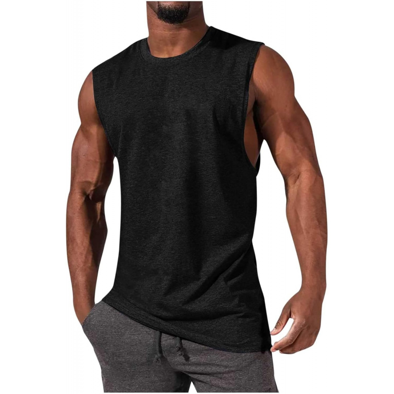 Men's Tank Tops Sleeveless Tee Shirts Casual Summer