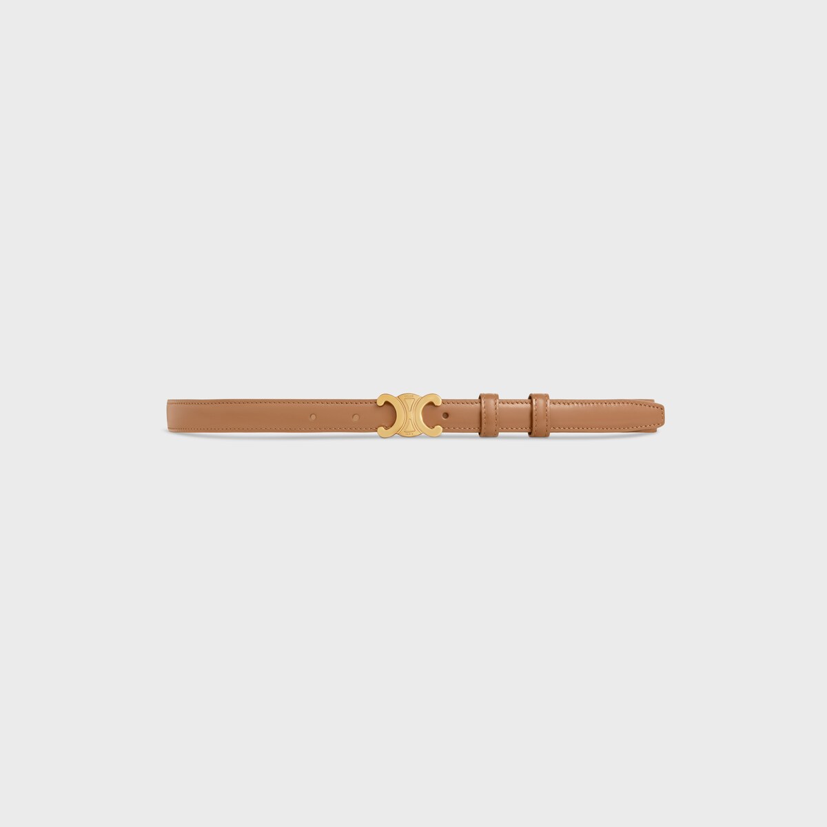 Small Triomphe Belt in Taurillon Leather