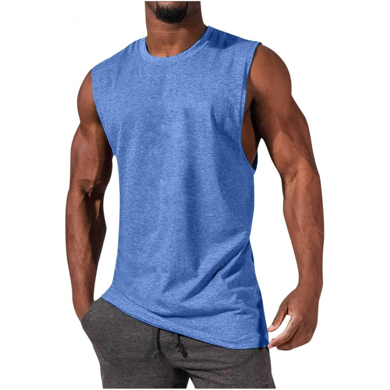 Men's Tank Tops Sleeveless Tee Shirts Casual Summer