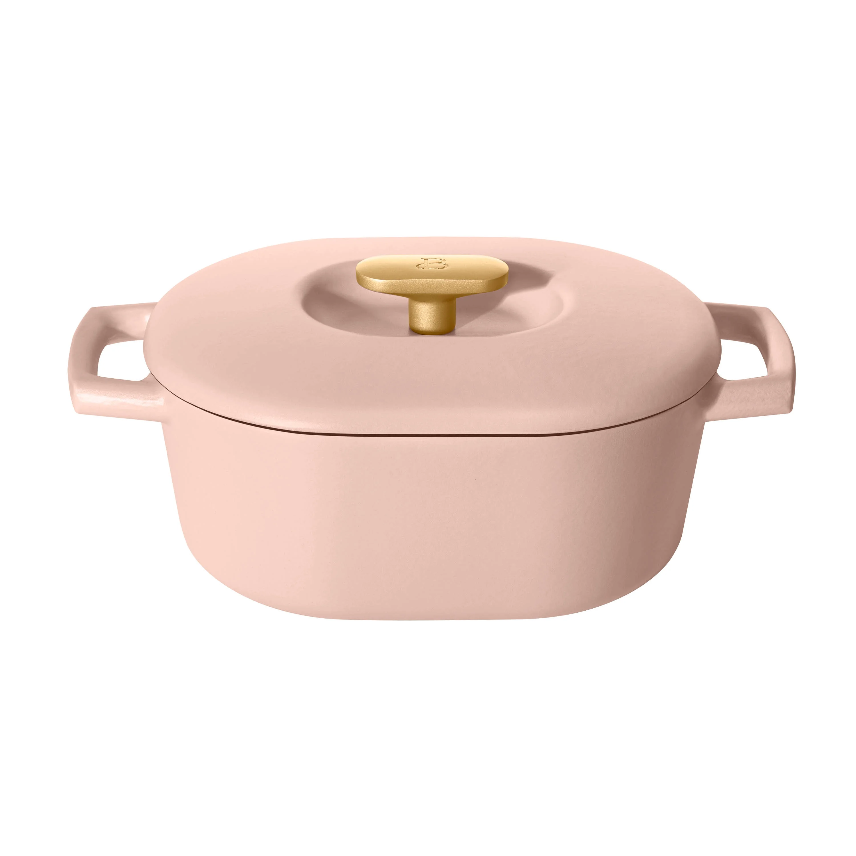 Beautiful 6 Quart Enamel Dutch Oven, Black Sesame by Drew Barrymore