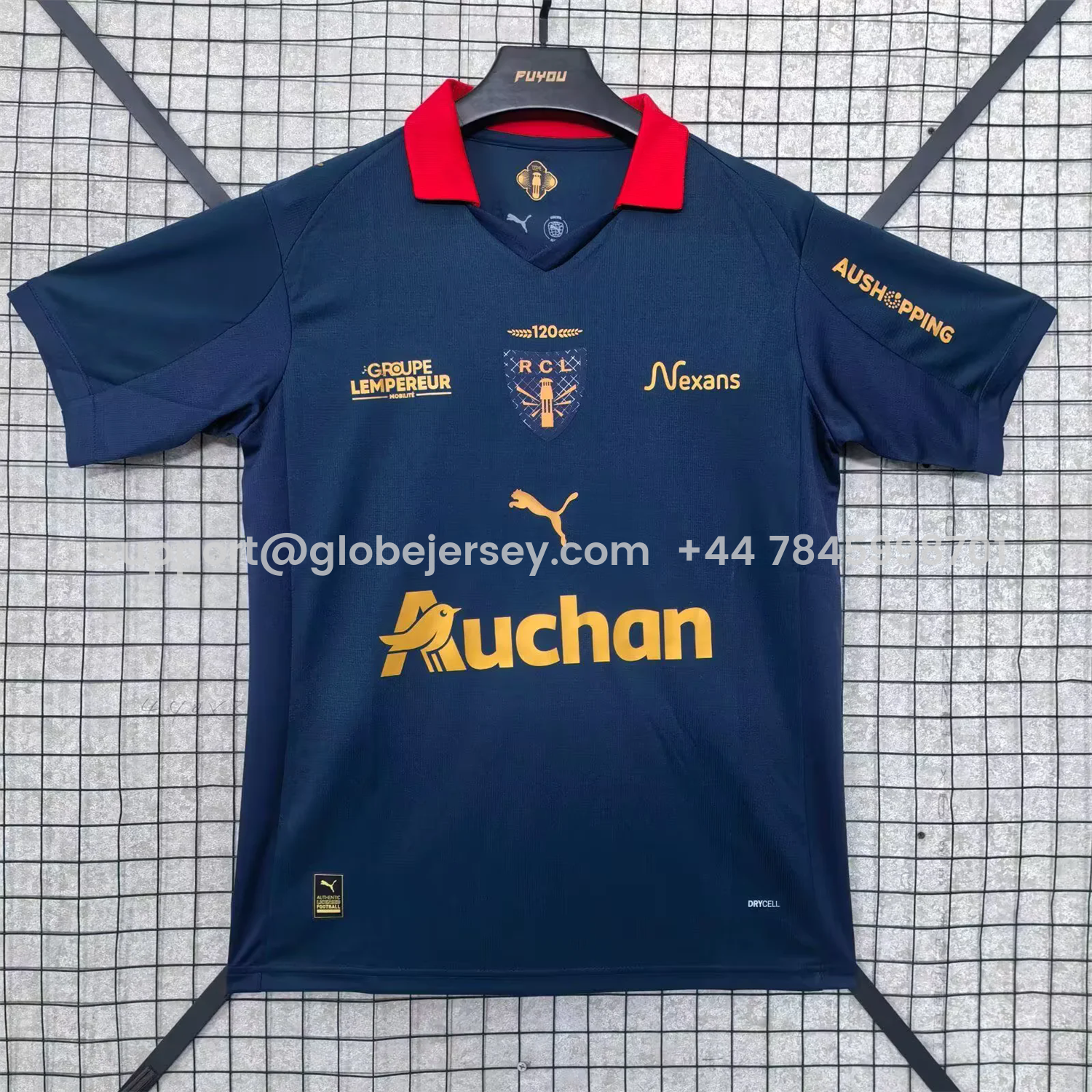 RC Lens 25-26 St. Barbara's Day Deep Blue Jersey - Fans Version
