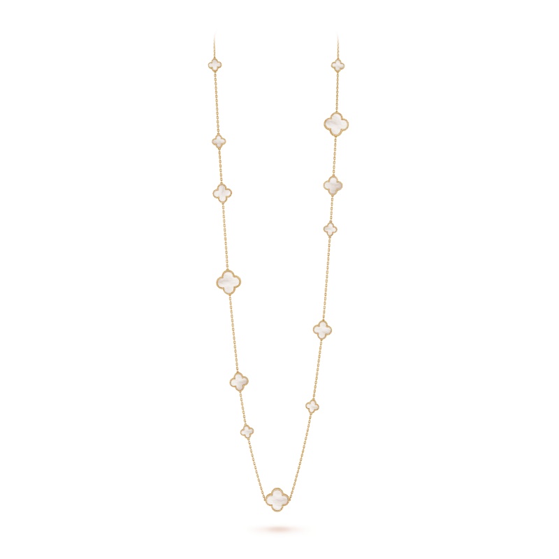 Magic Alhambra long necklace, 16 motifs