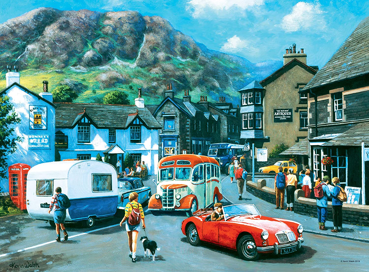 Happy Days No 1, Look North! – 4 x 500 Piece Jigsaw Puzzle (Ravensburger)