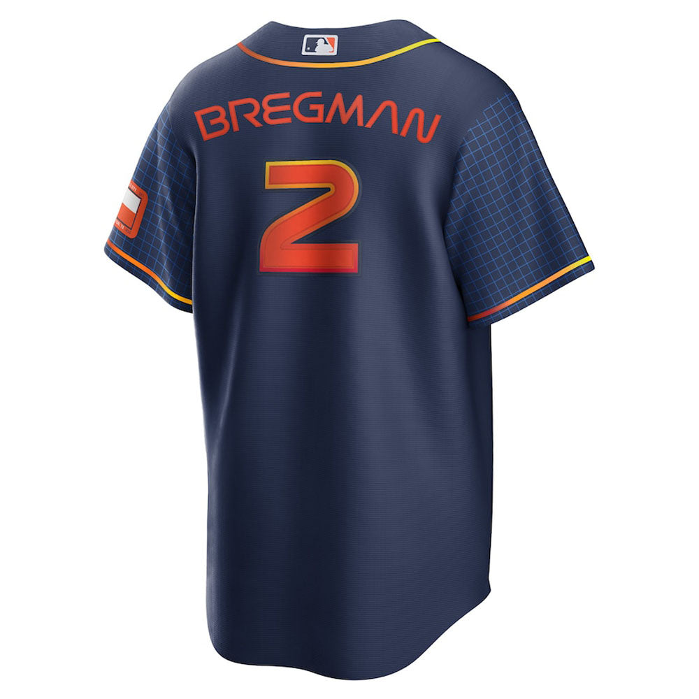 Men's Houston Astros Alex Bregman Space City Connect Replica Jersey - Navy