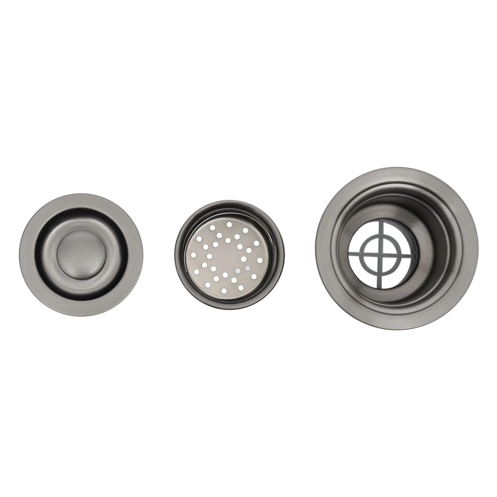 Luxury 304 Stainless Steel Single Bowl Kitchen Bar Sink with Foldable Faucet 16.9*9.8*8.7in