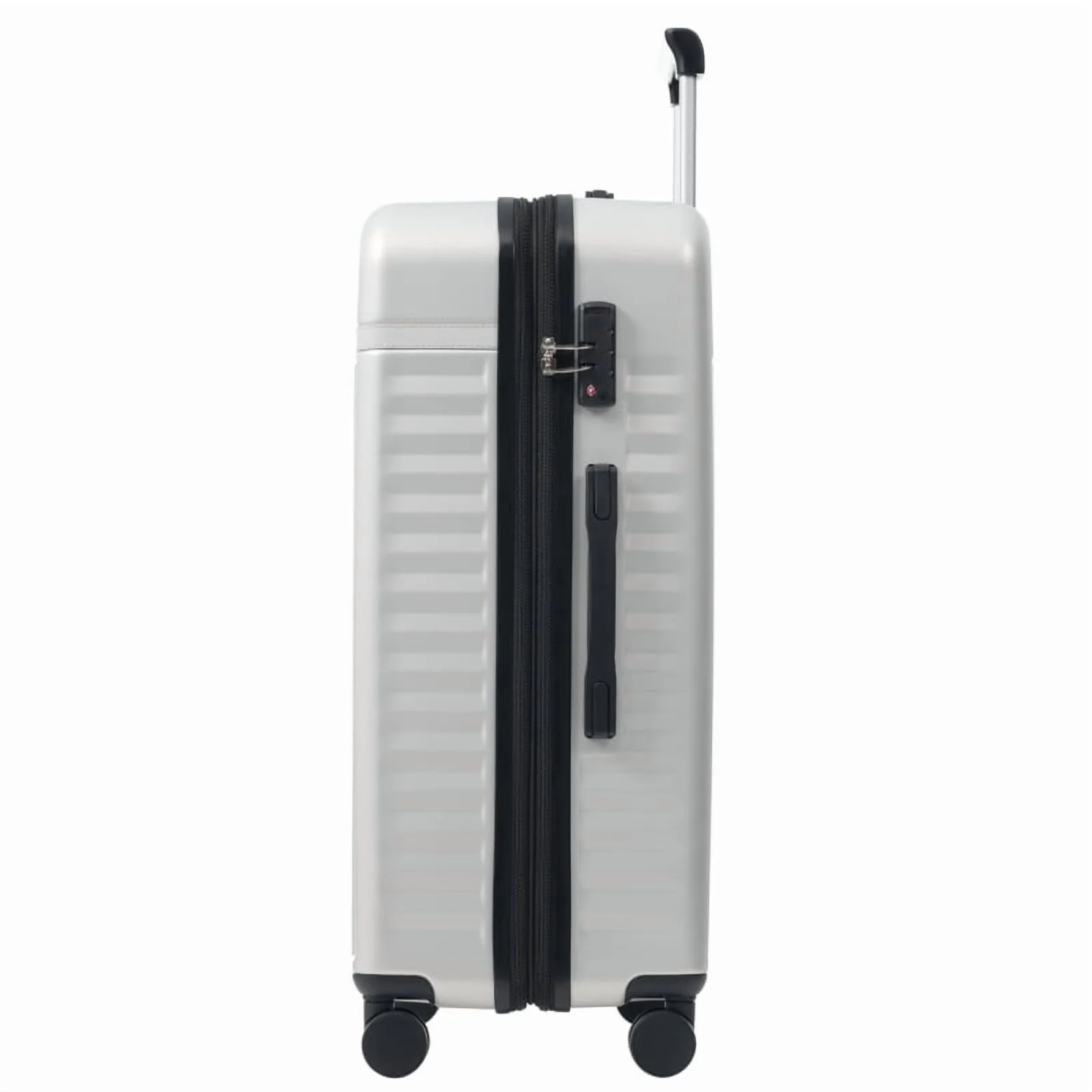 Front Opening Luggage Set 3 Piece, Hardside Carry on Suitcase with USB Port, Expandable Luggage with Handle Bag Spinner Wheels TSA Lock