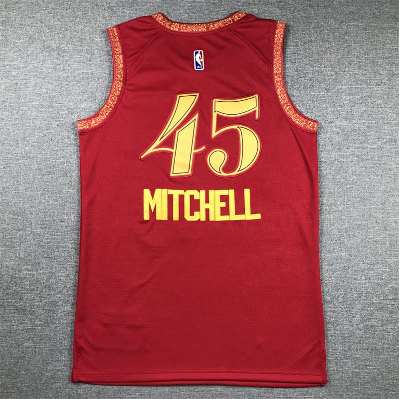 Men's Jersey 2024 Season Jazz #45 Red City Edition MITCHELL