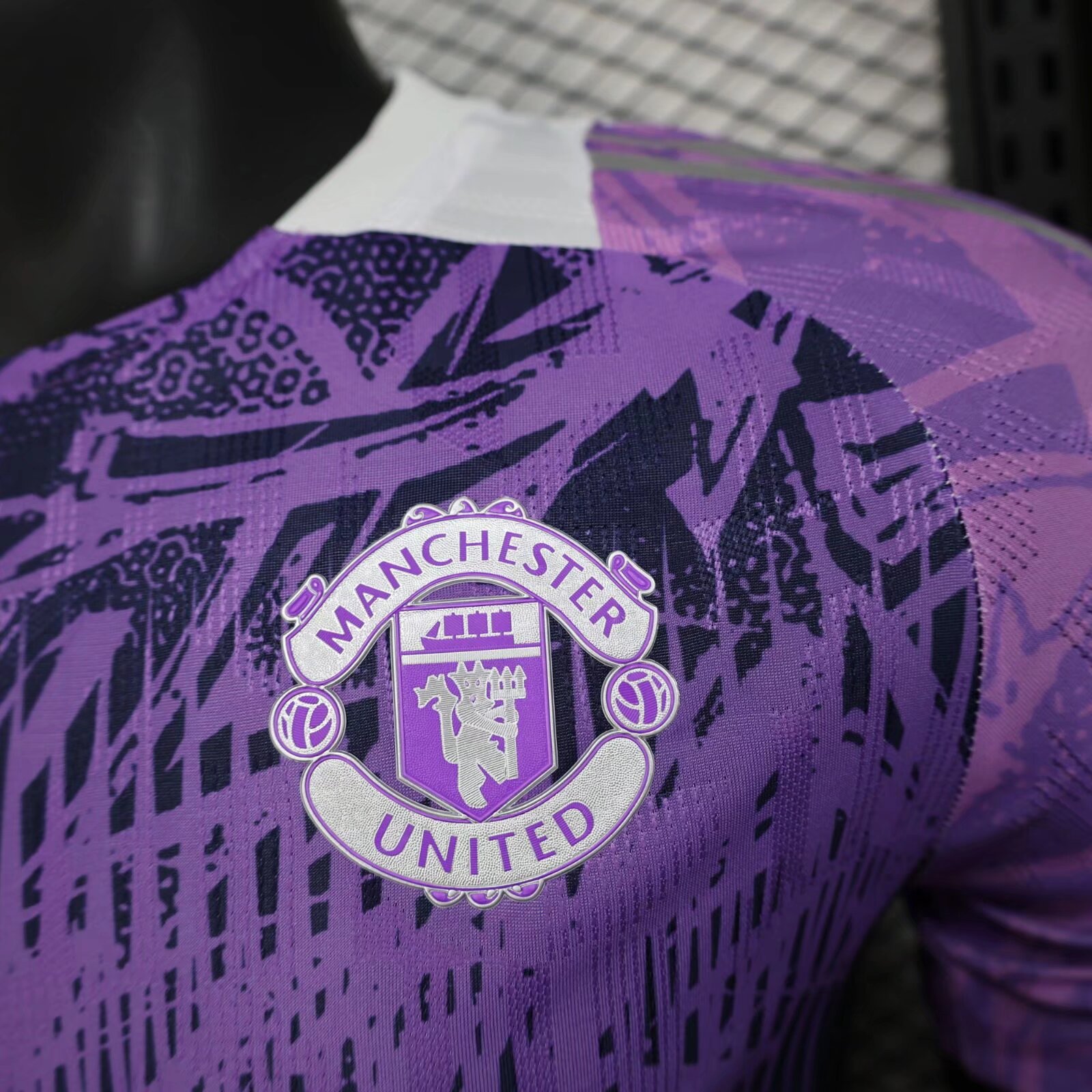 2025-26 New Season Manchester United Purple Special Edition Jersey - Player Edition