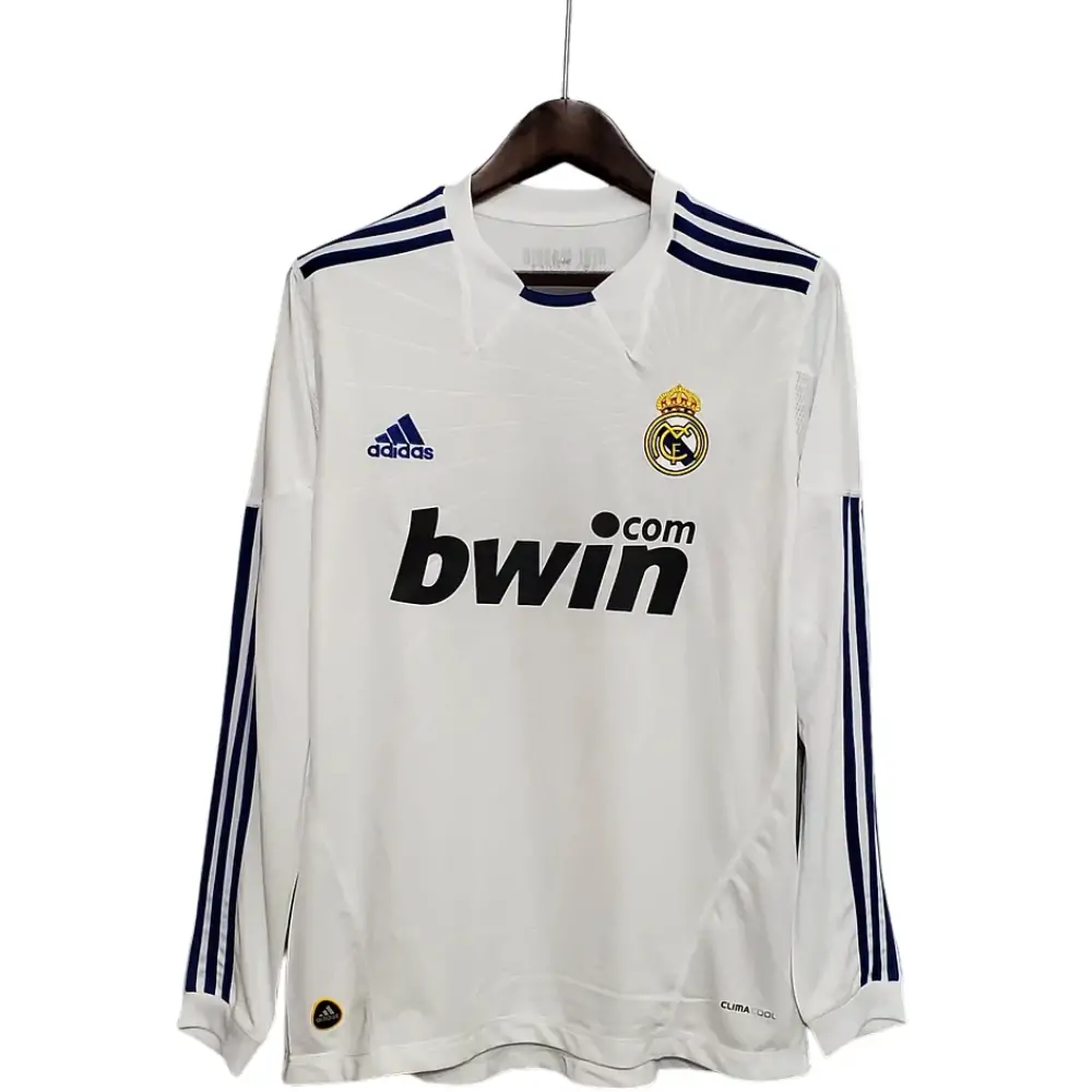 2010/2011 Retro Long Sleeve Real Madrid Home