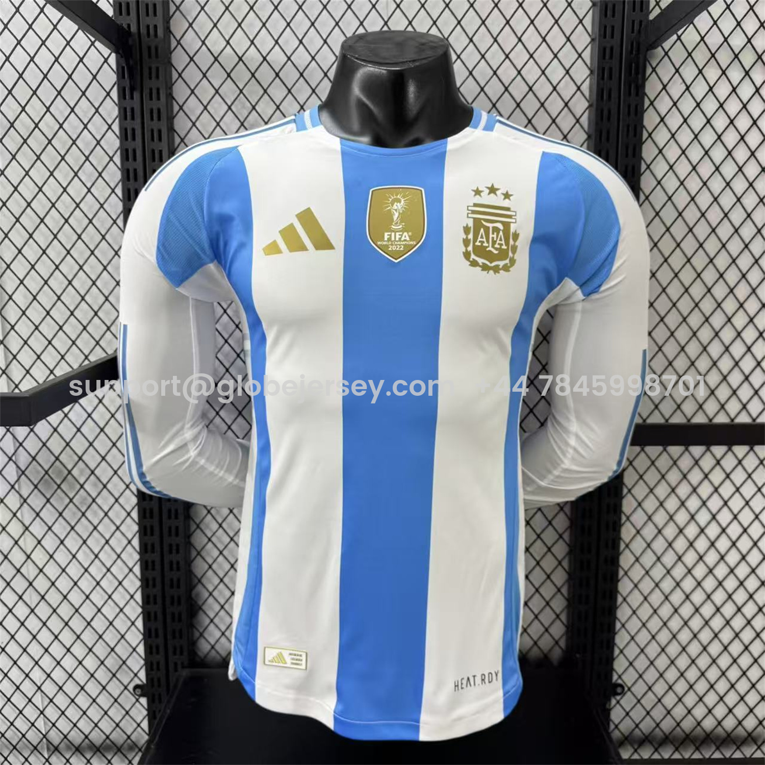 Argentina 2024 Home Long Sleeves Jersey - Player Version