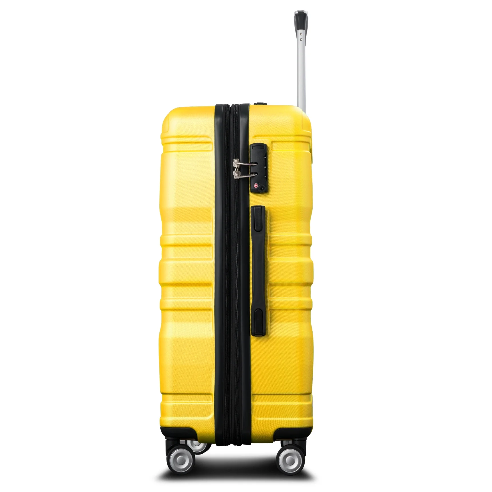 Luggage Suitcase 3 Piece Sets, New Model Expandable ABS Hardshell Luggage, Lightweight Carry-on Suitcase Sets with Spinner Wheels & TSA Lock, 20''/ 24''/ 28'', Blue Gray