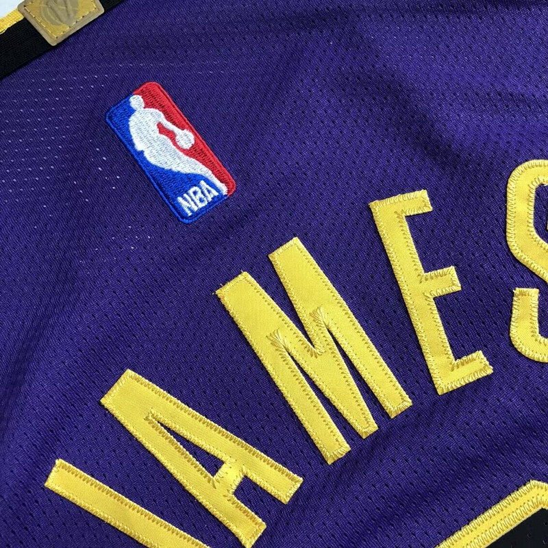 23 season AU player version Lakers 6# retro purple