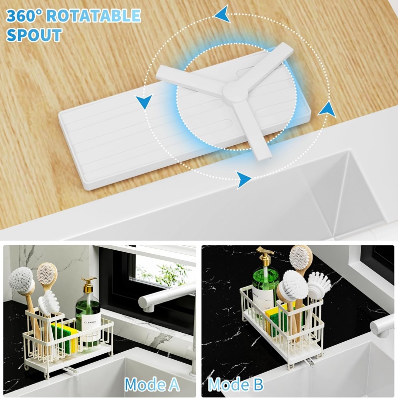 SINKLY Sponge Holder for Kitchen Sink