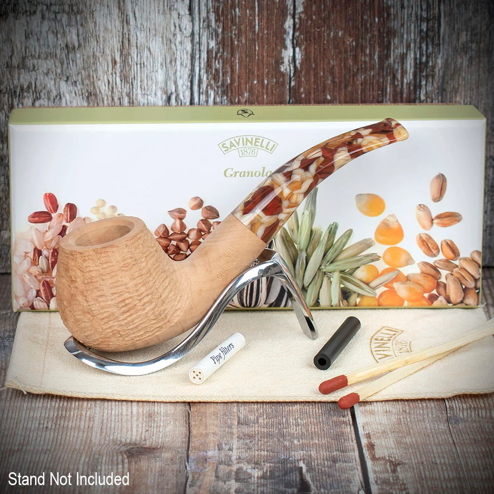 Savinelli Granola Rustic 645 - 6mm Briar Pipe