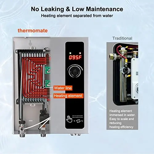 11kW On-Demand Tankless Electric Water Heater – 240V Instant Hot Water System